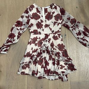 Floral ruffled dress